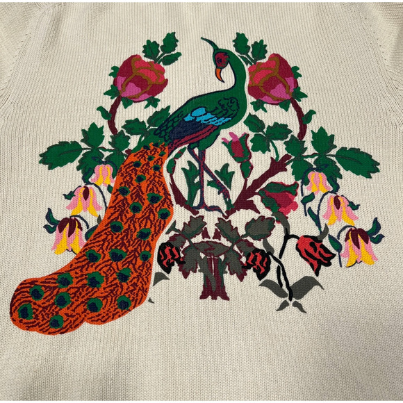 AKOO CARDIGAN ROE SWEATER FLORAL MENS SIZE XL - Picture 4 of 4